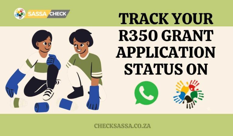 Track Your R350 Grant Application Status on WhatsApp